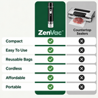 ZenVac™ Compact Vacuum Sealer